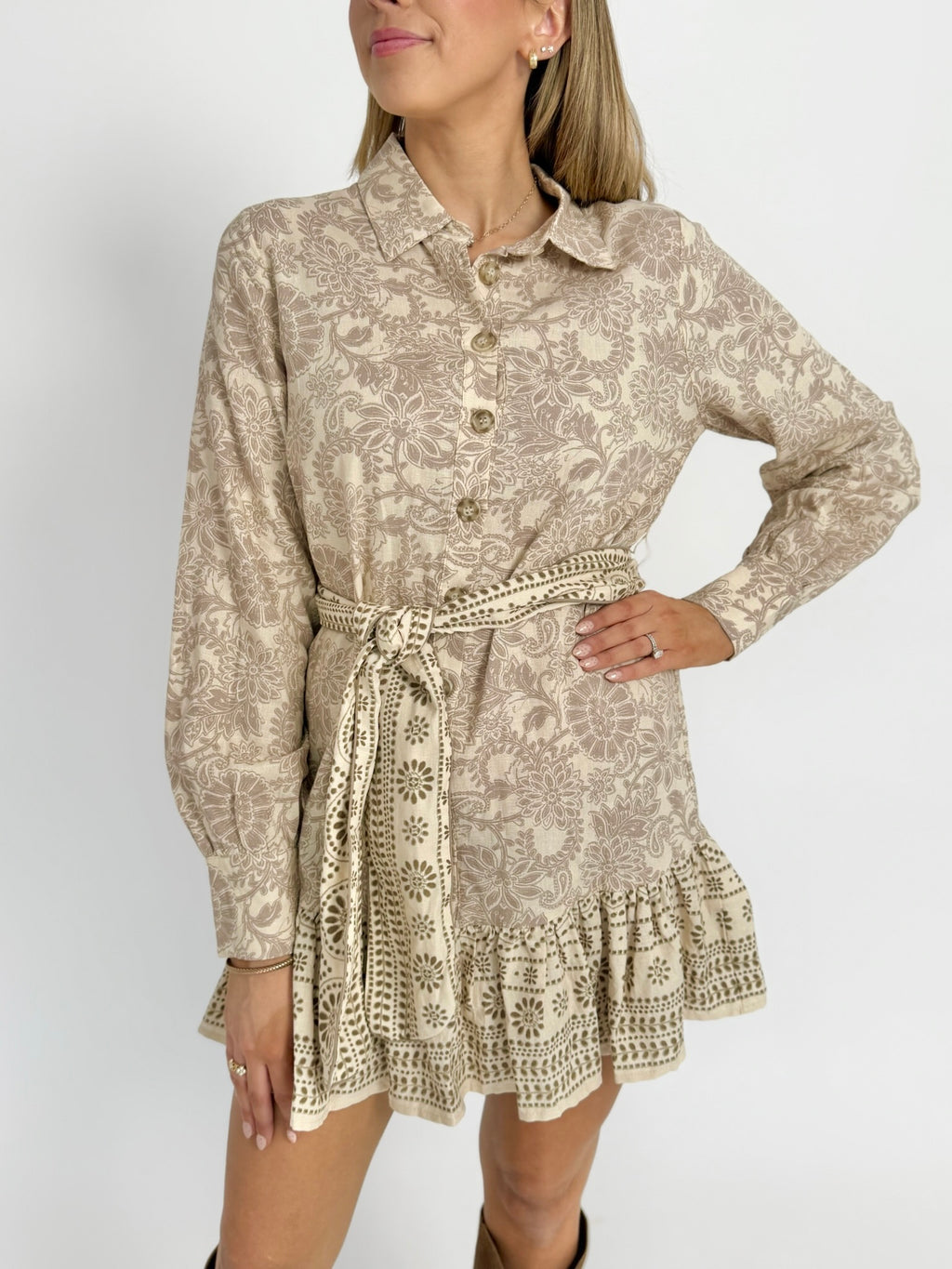 Carly Ruffled Mini Dress