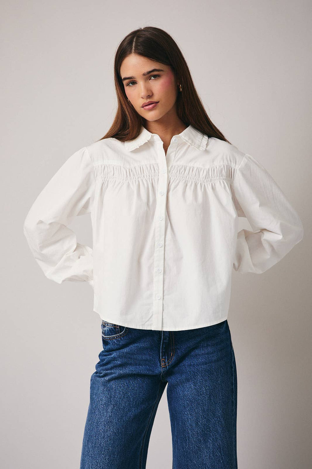 Shirring Blouse
