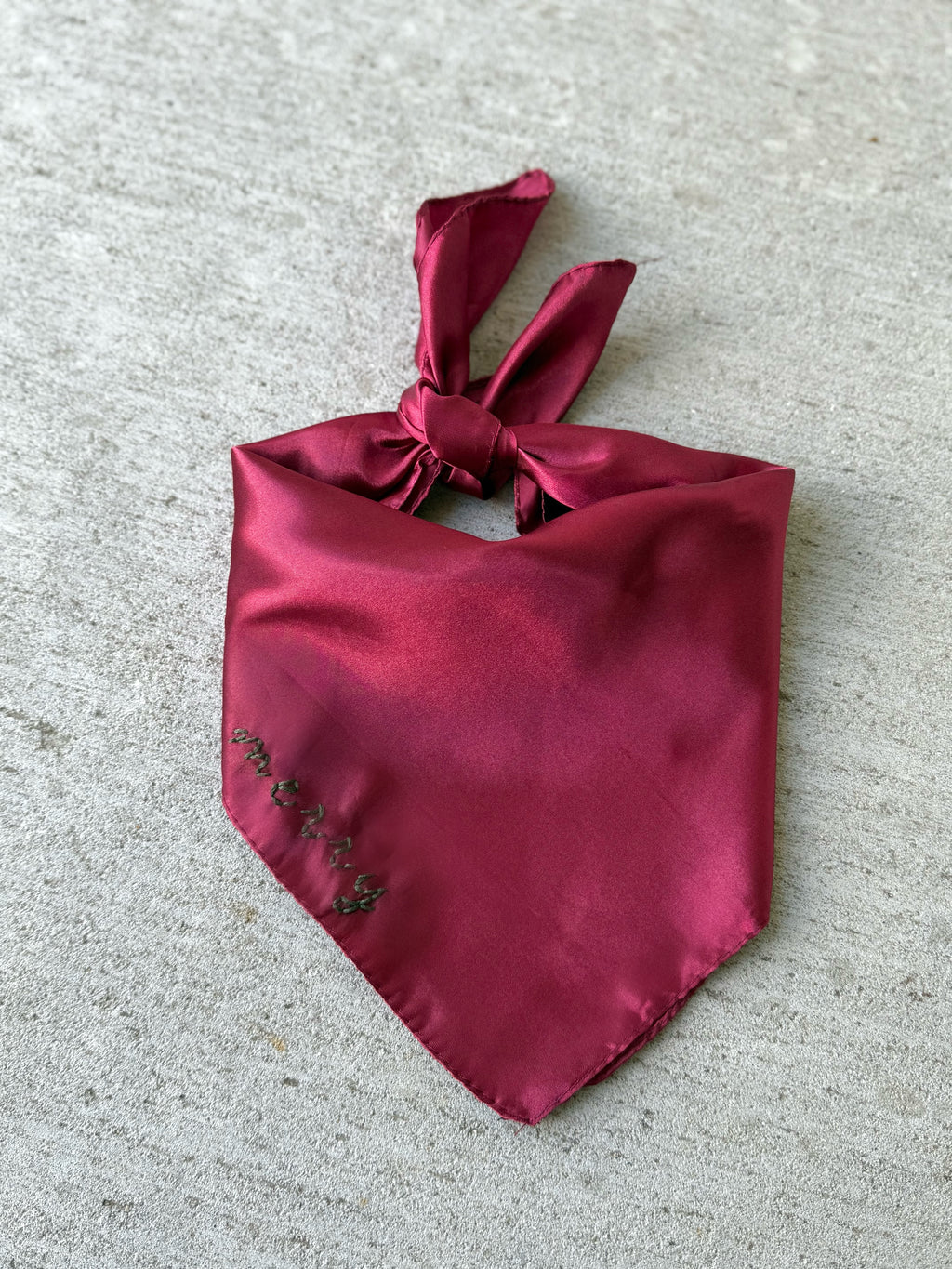 Merry Holiday Scarf - Burgundy