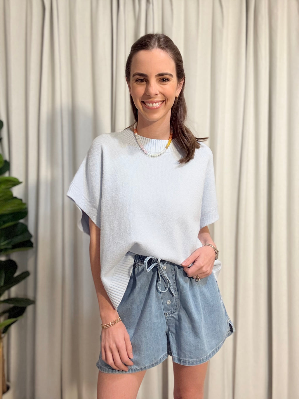 Drop Shoulder Sweater