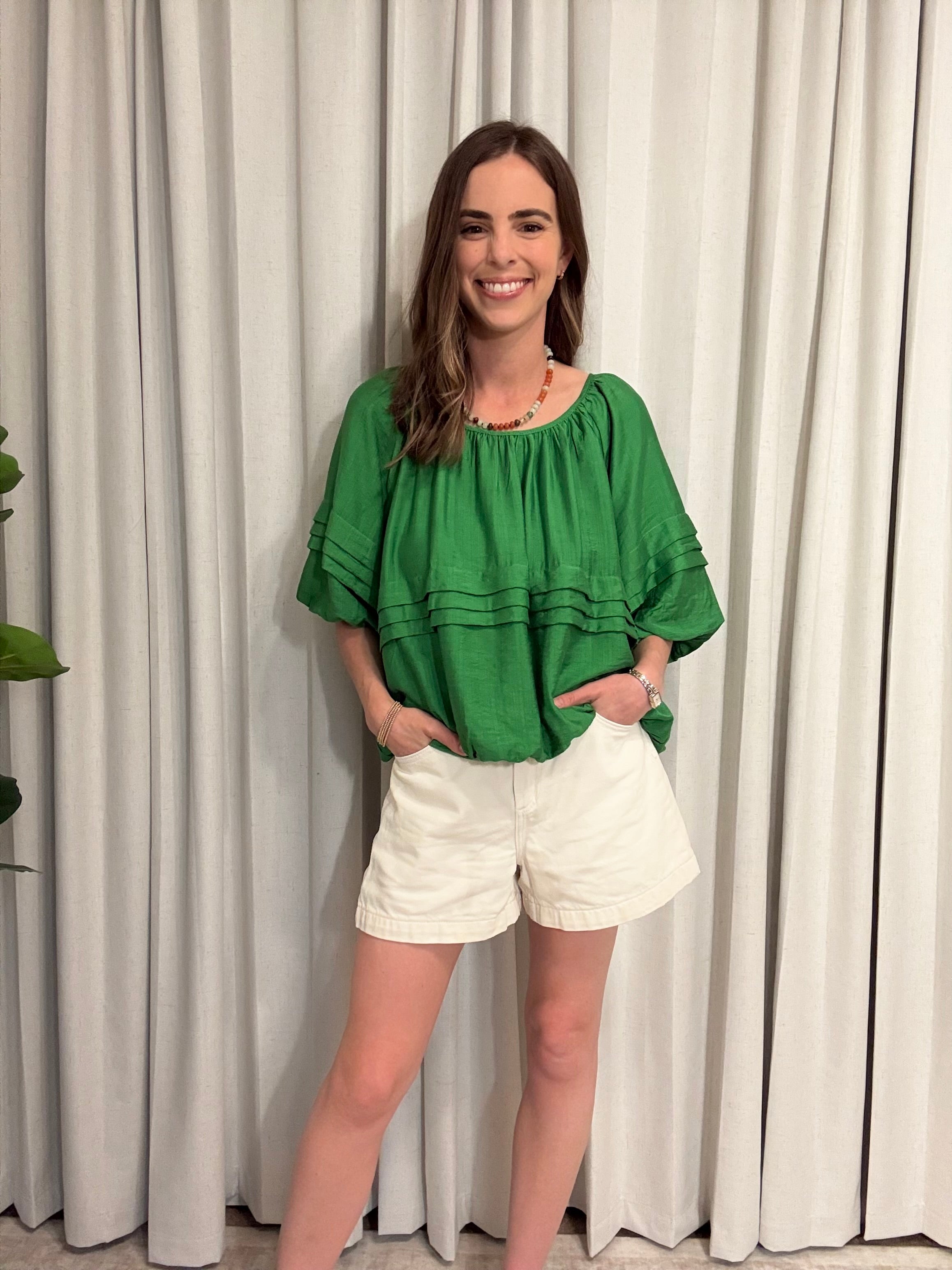 Pleat Detail Top