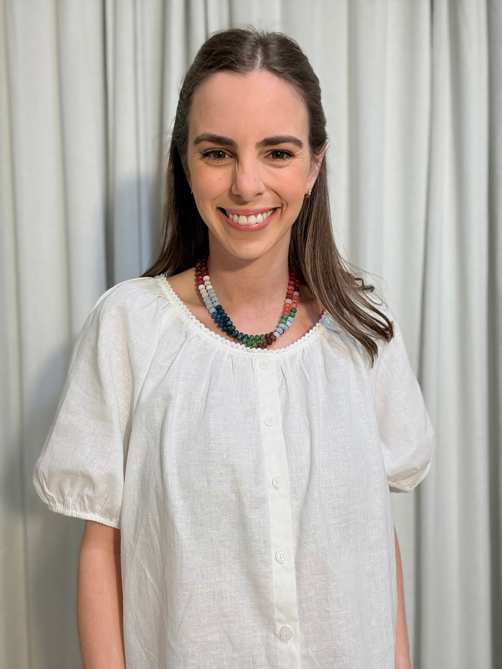 Semi Precious Bead Necklace