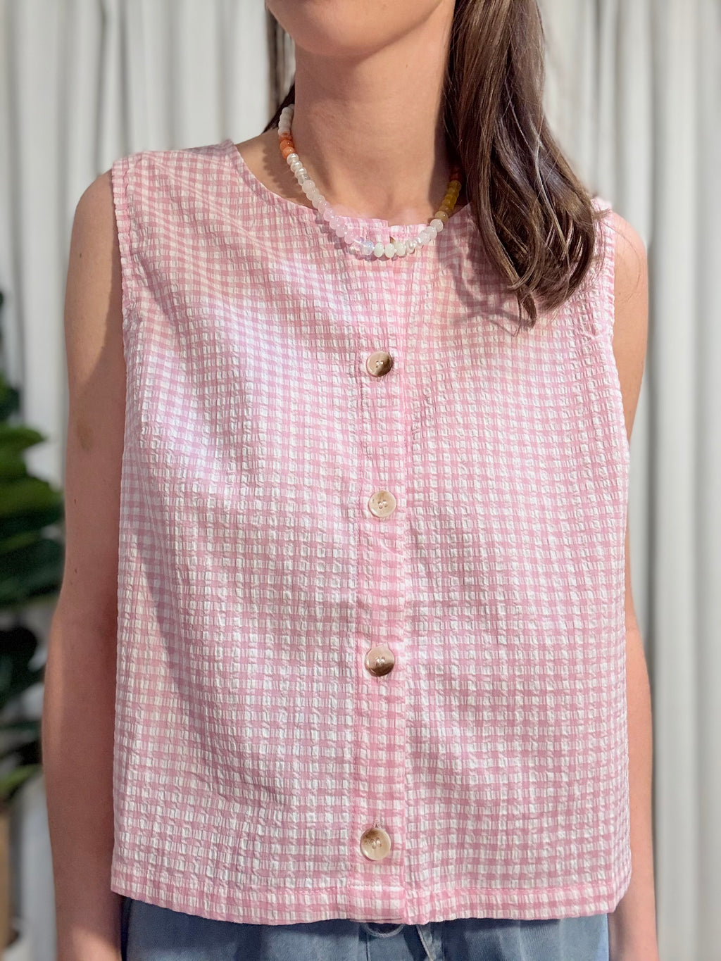 Gingham Tank