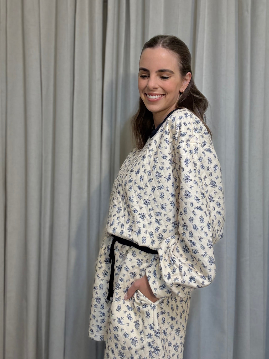 Quilted Pullover Set