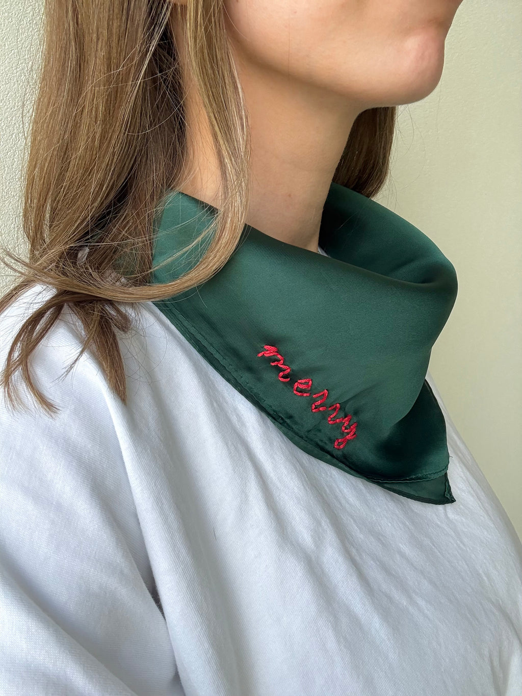 Merry Holiday Scarf - Forest