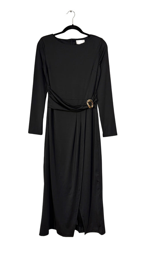 Asymmetrical Belted Dress