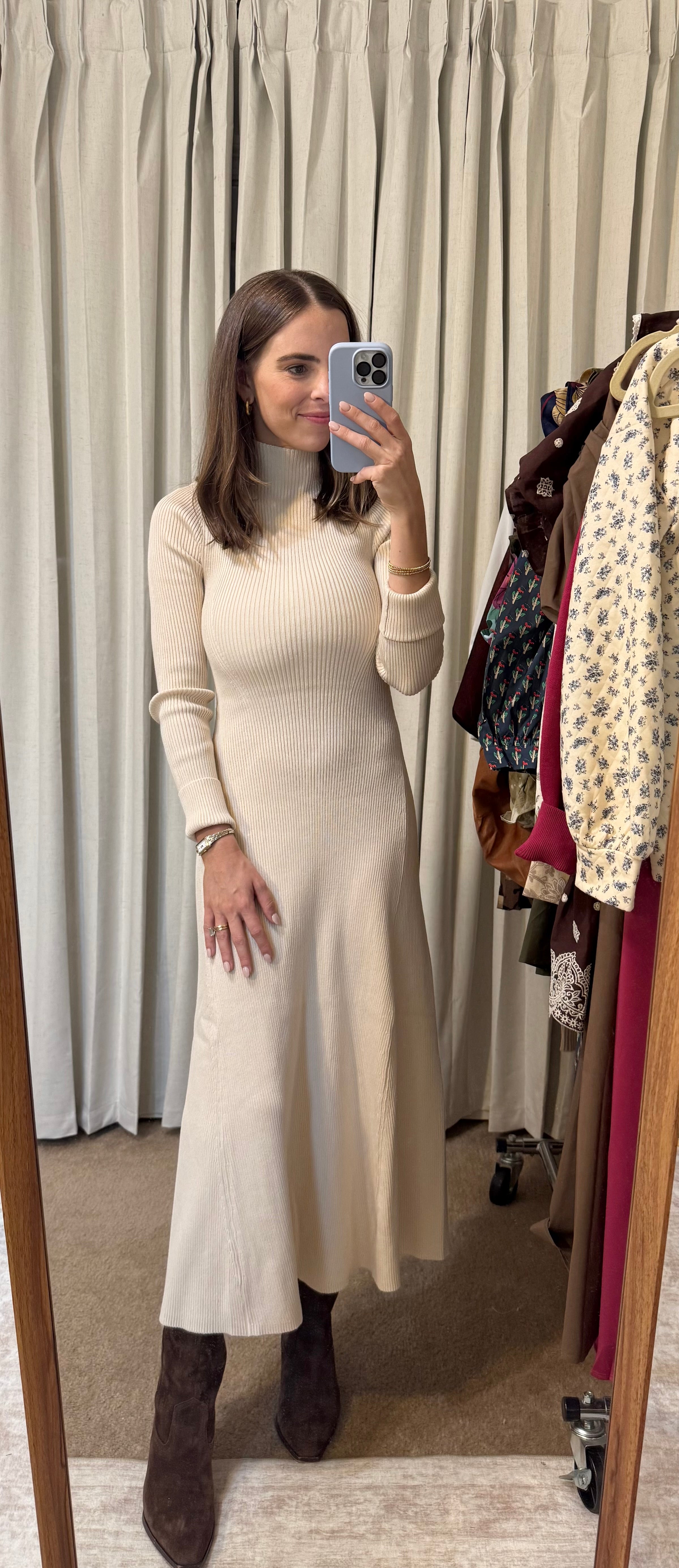 Flared Midi Dress