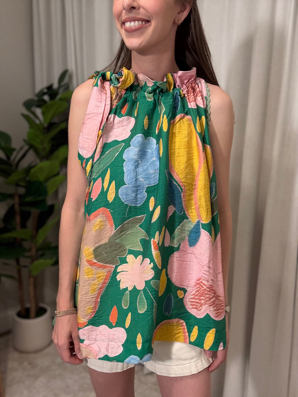 Floral Halter Top