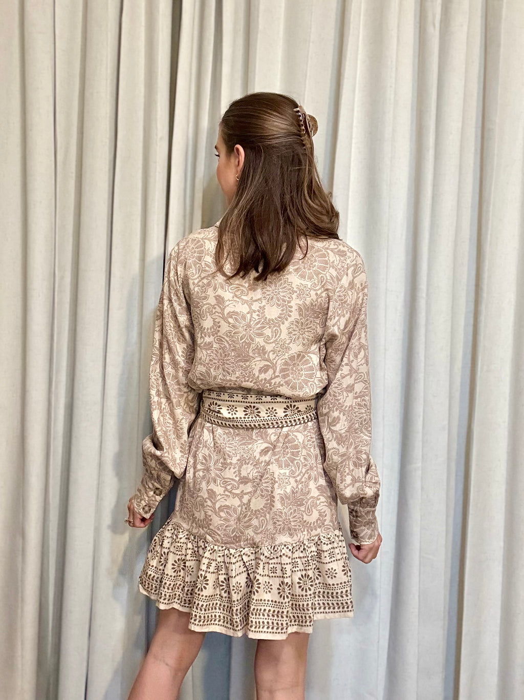 Carly Ruffled Mini Dress