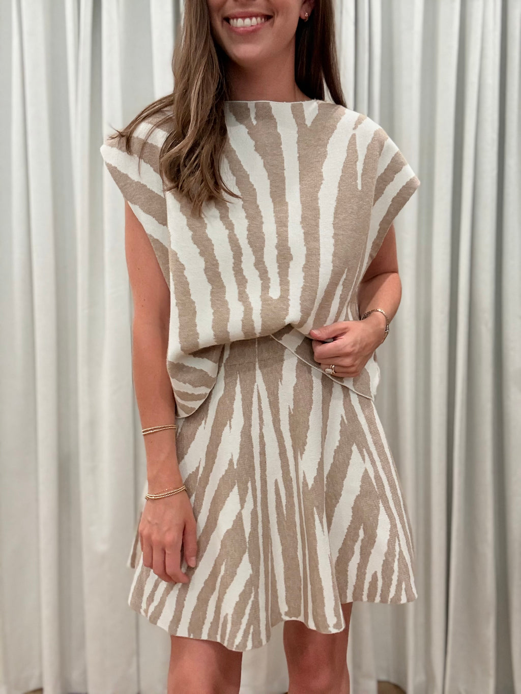 Tiger Skirt Set