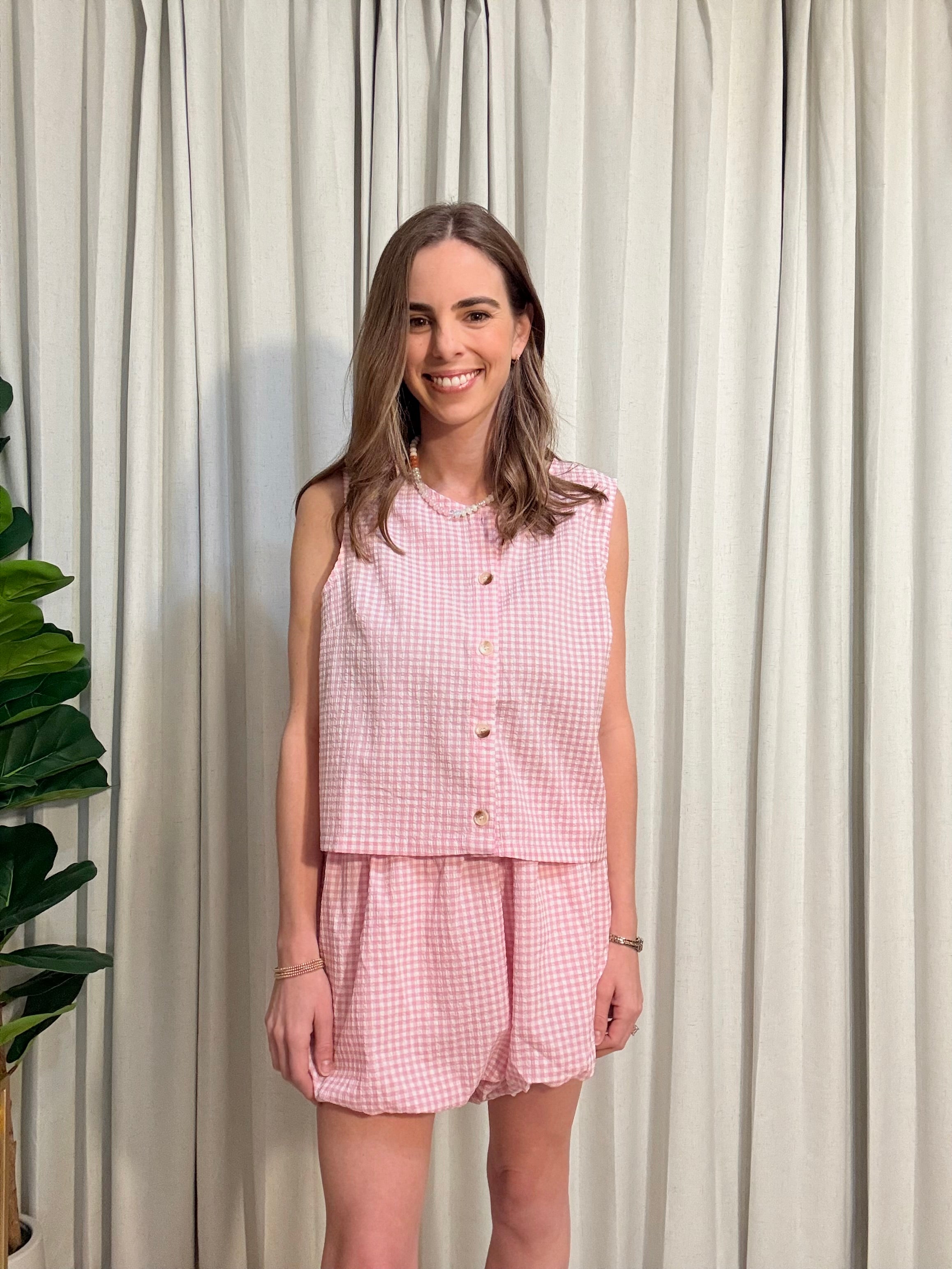 Gingham Tank