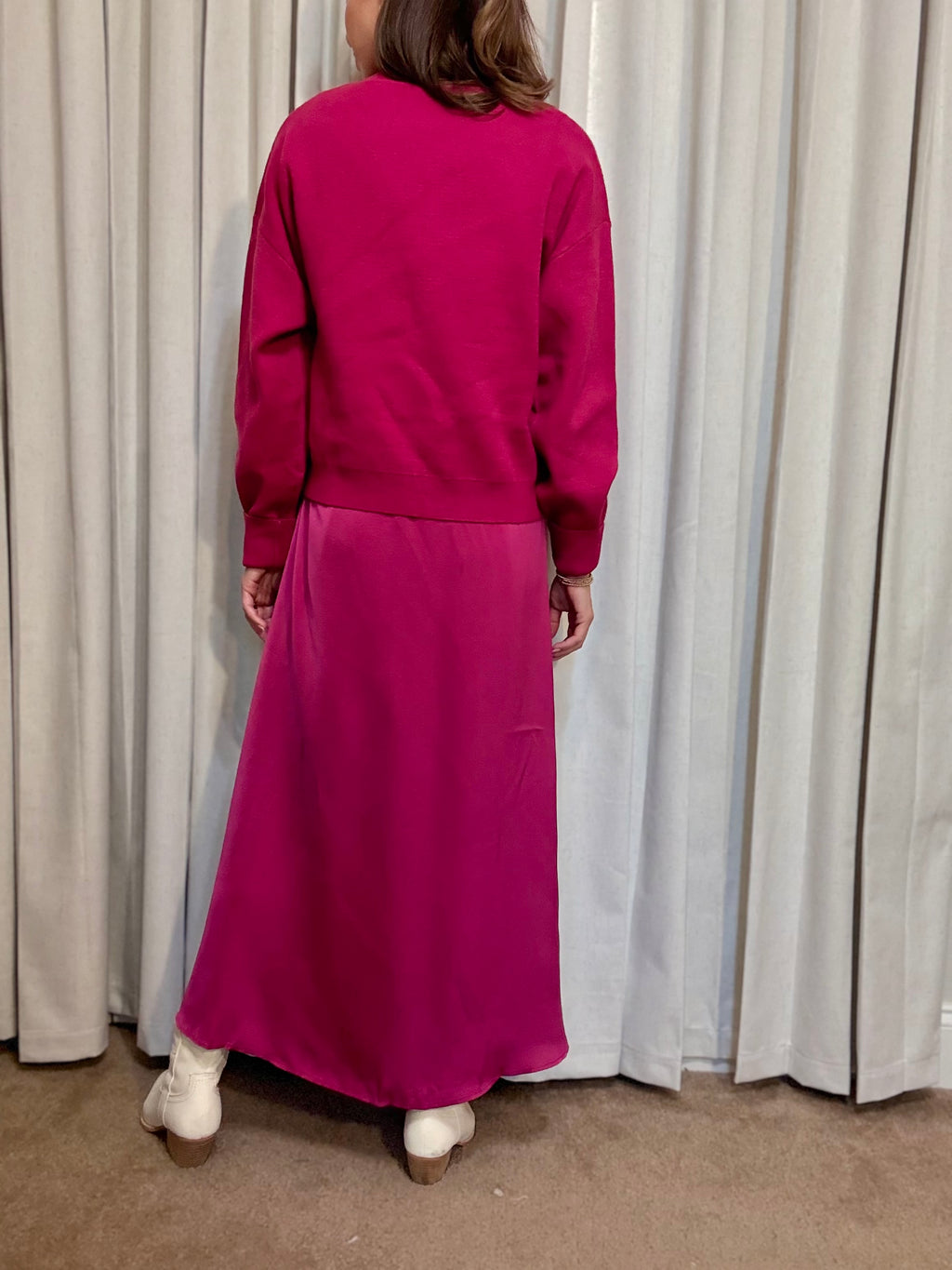 Mix and Match Midi Sweater Dress