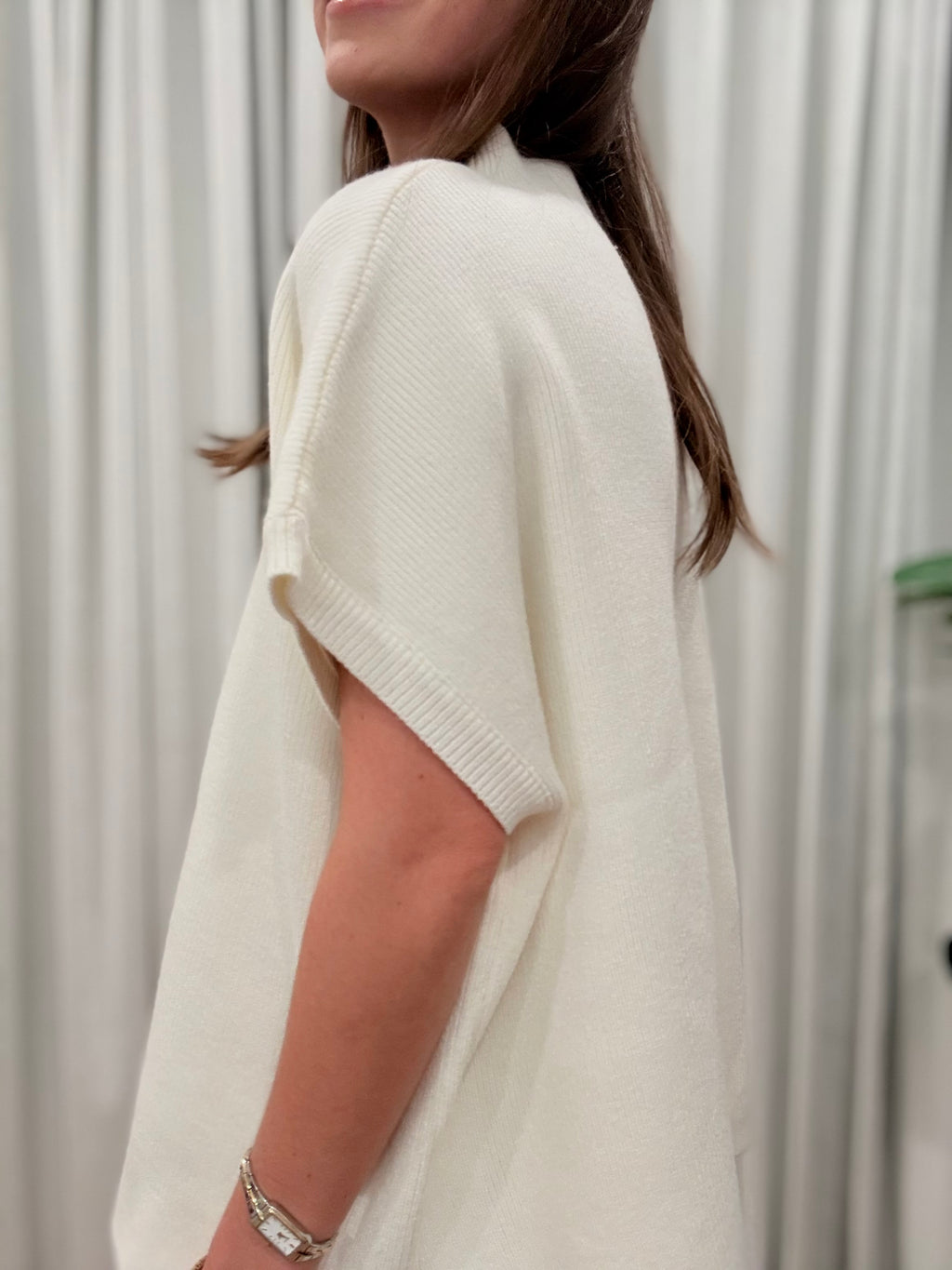 Mock Neck Sweater Top