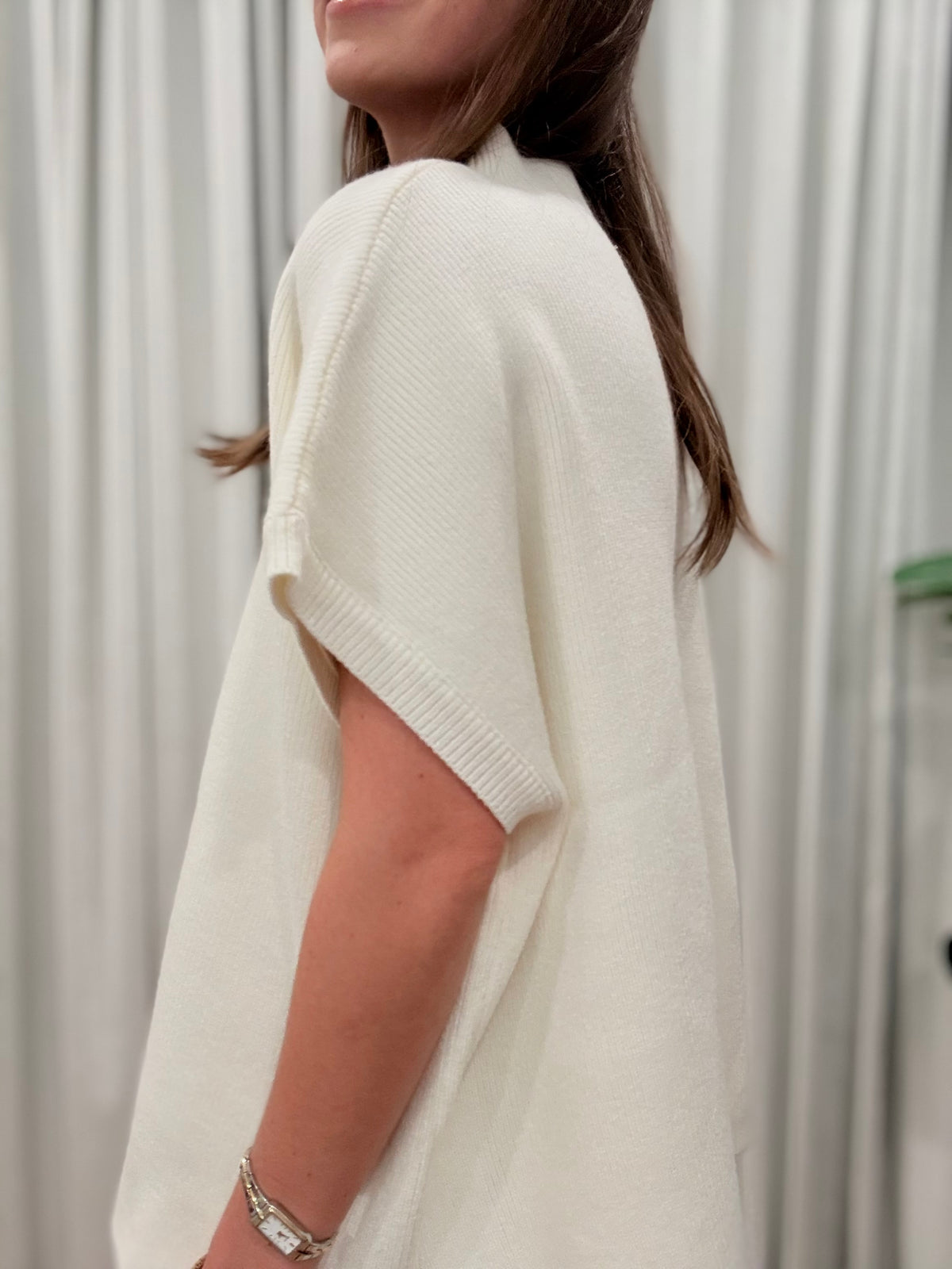 Mock Neck Sweater Top