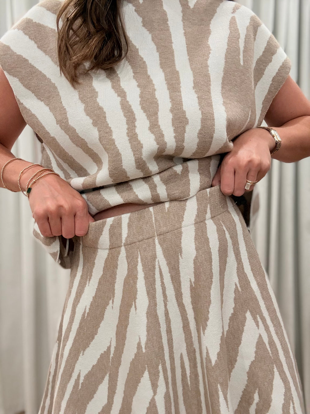 Tiger Skirt Set
