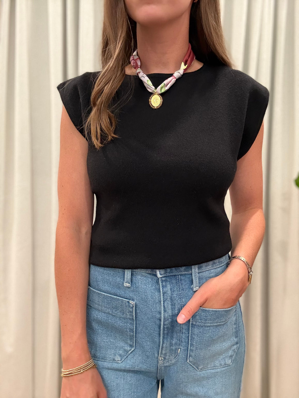 Boat Neck Top