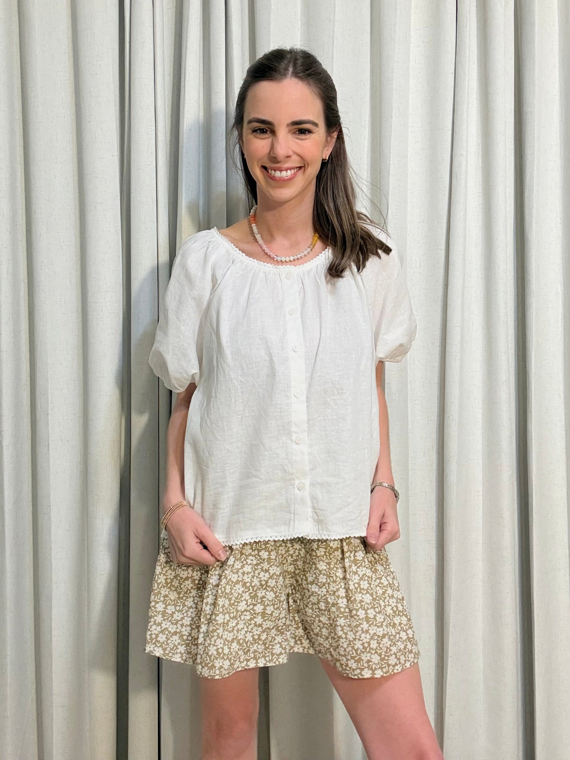 Trim Detail Blouse