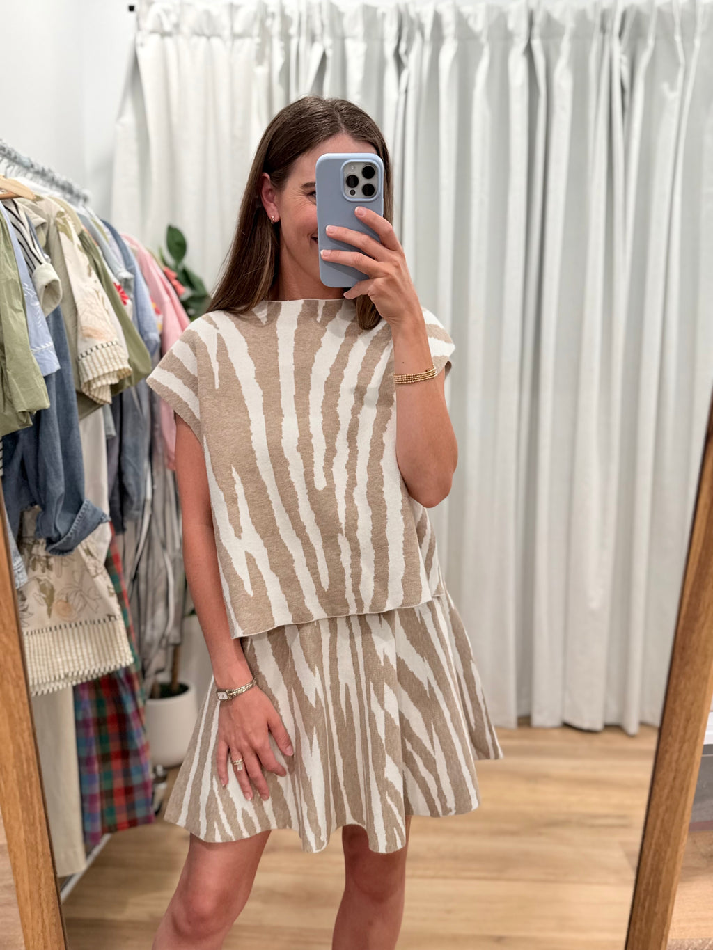 Tiger Skirt Set