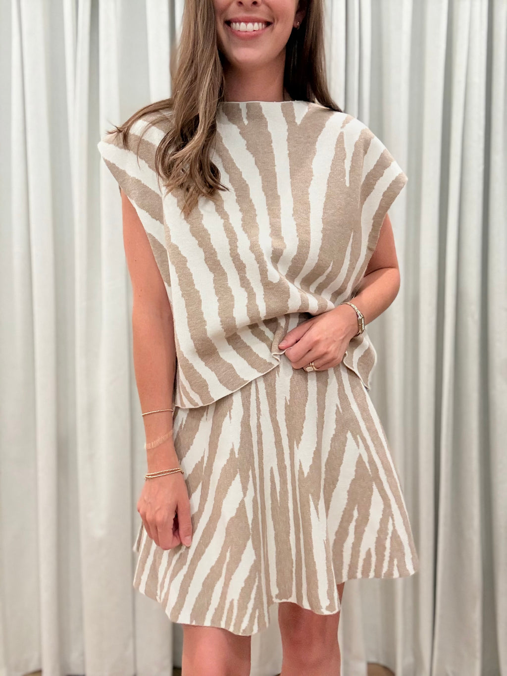 Tiger Skirt Set