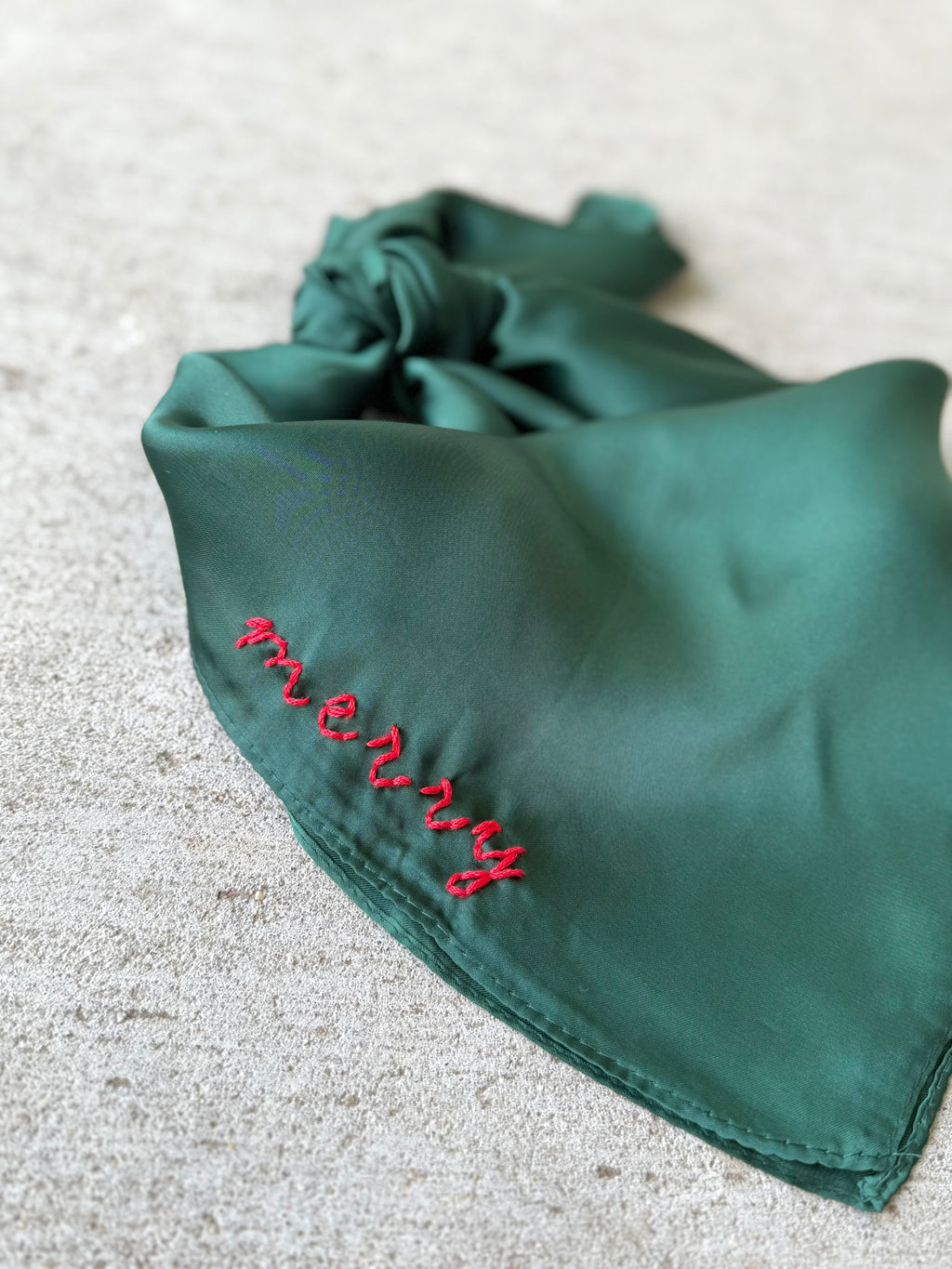 Merry Holiday Scarf - Forest