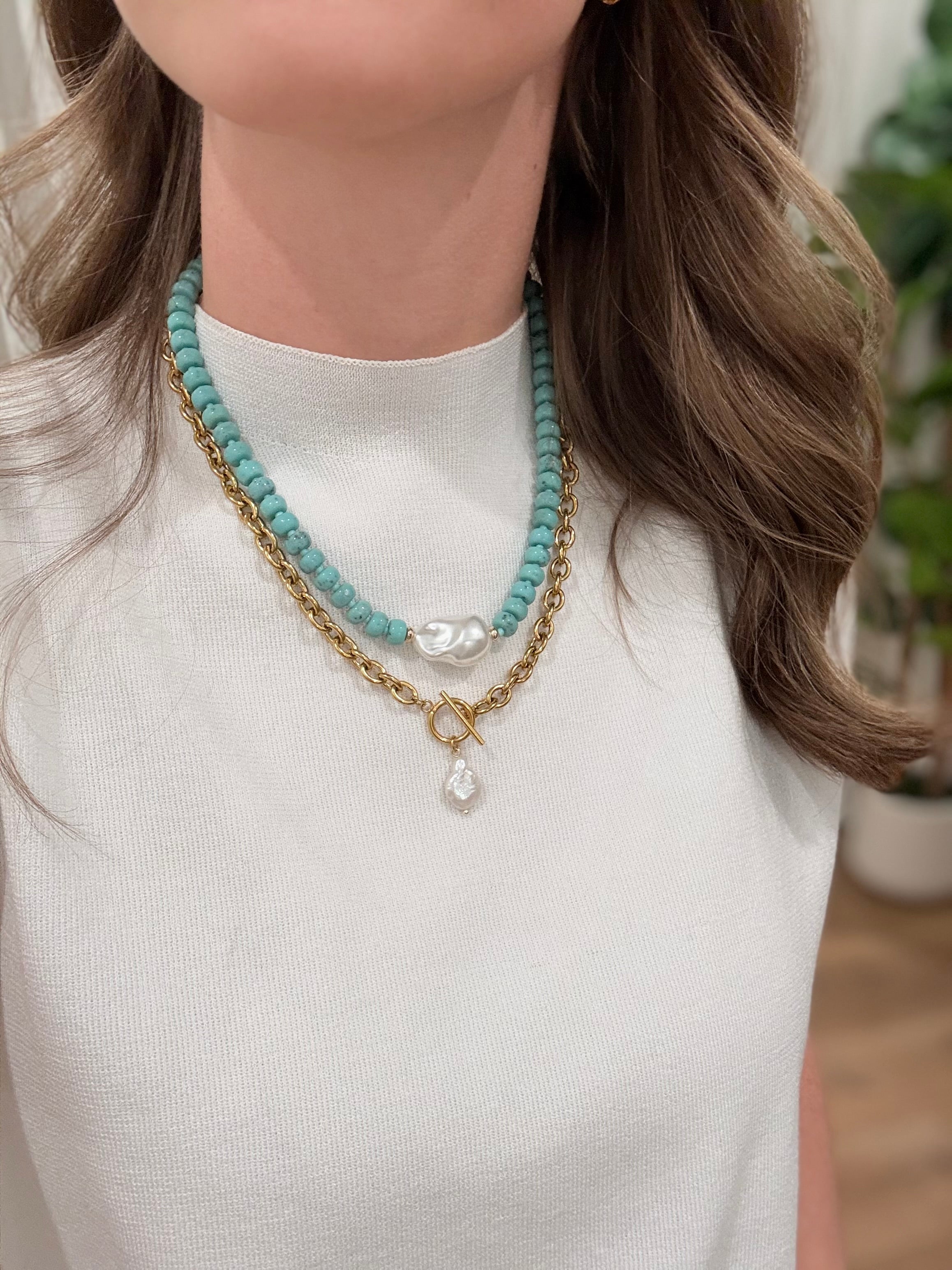 PREORDER* Fresh WaterPearl Toggle Necklace
