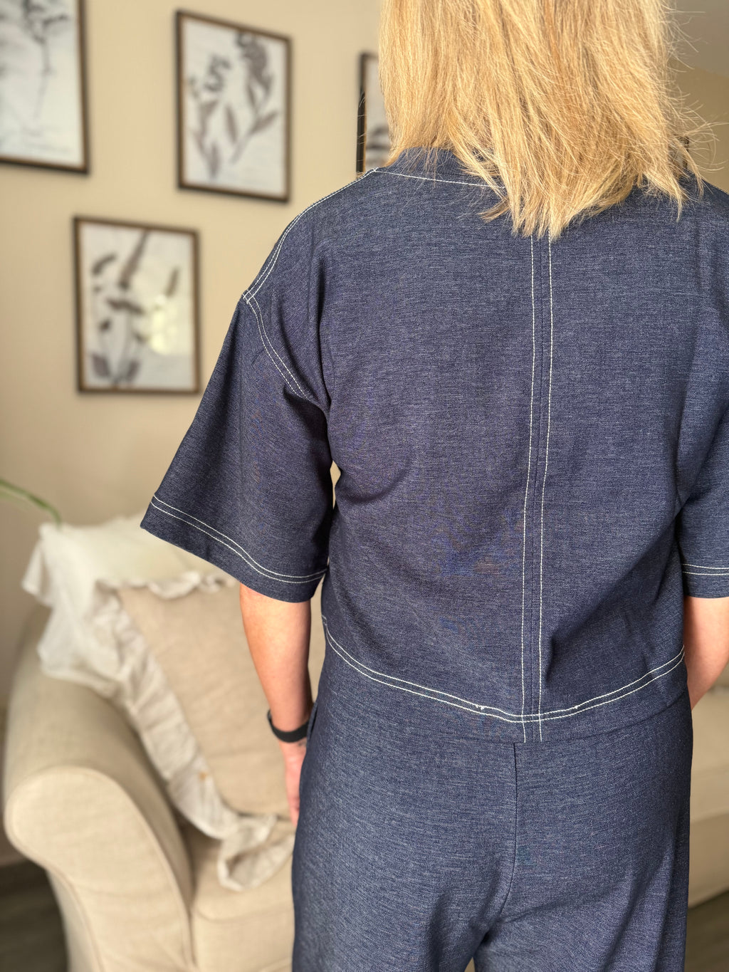 Denim Lounge Set