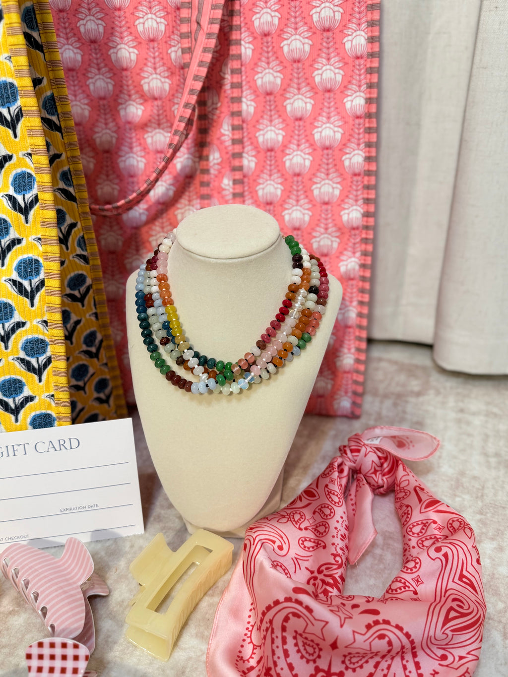 Semi Precious Bead Necklace
