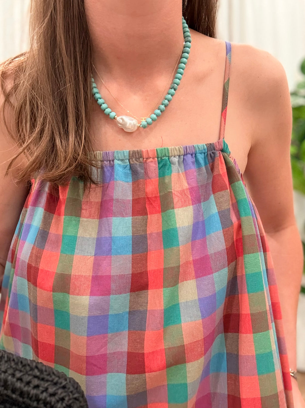 Plaid Maxi Dress