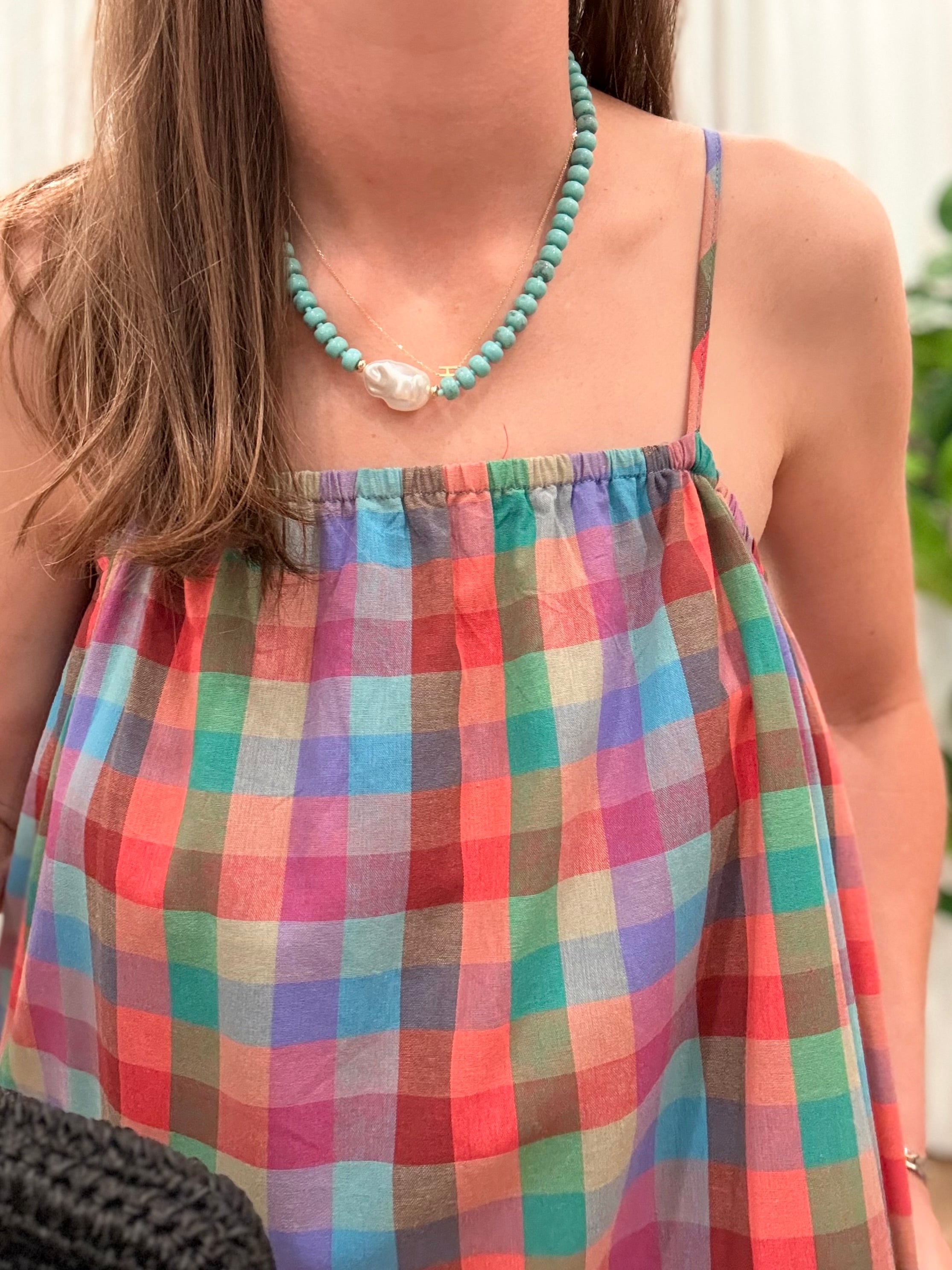 Plaid Maxi Dress