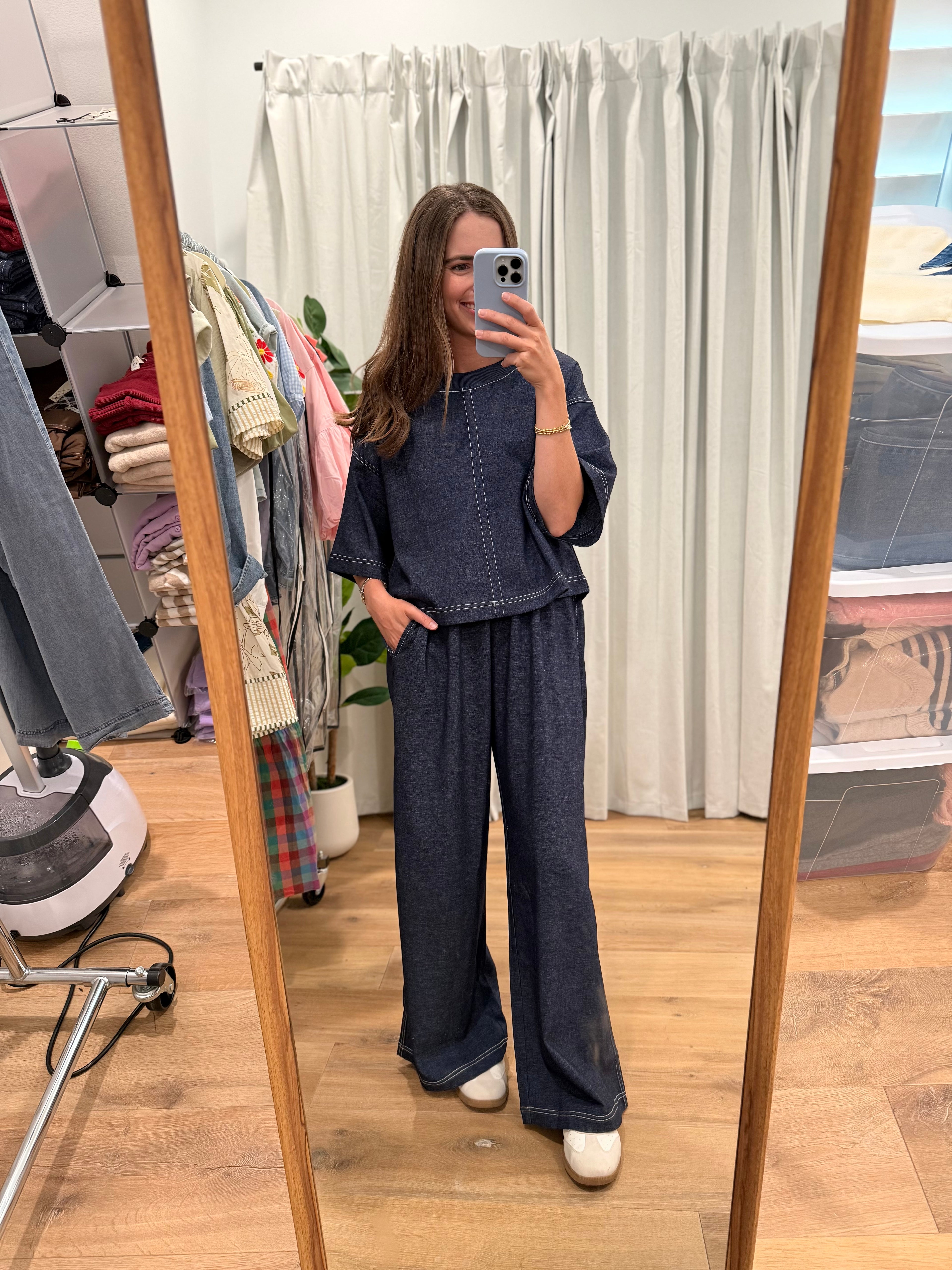 Denim Lounge Set