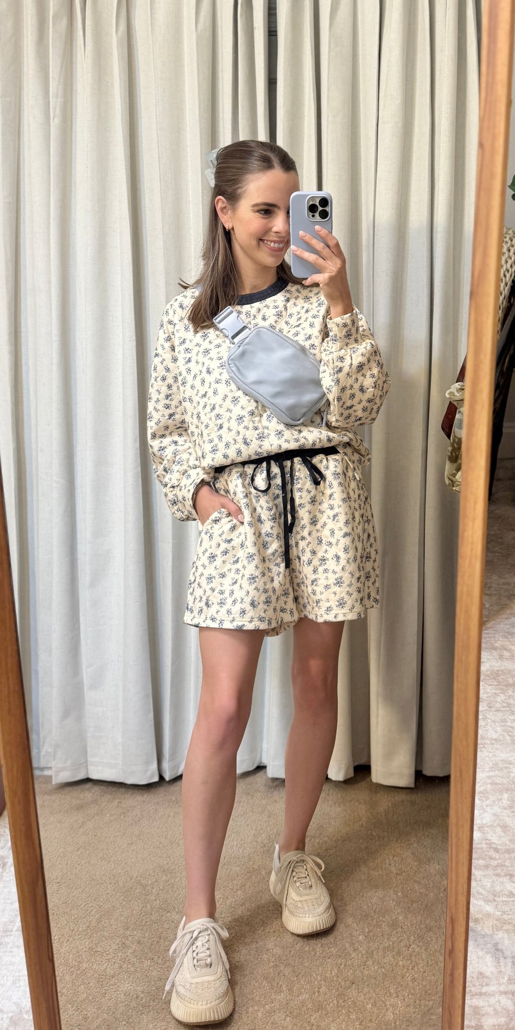 Quilted Pullover Set