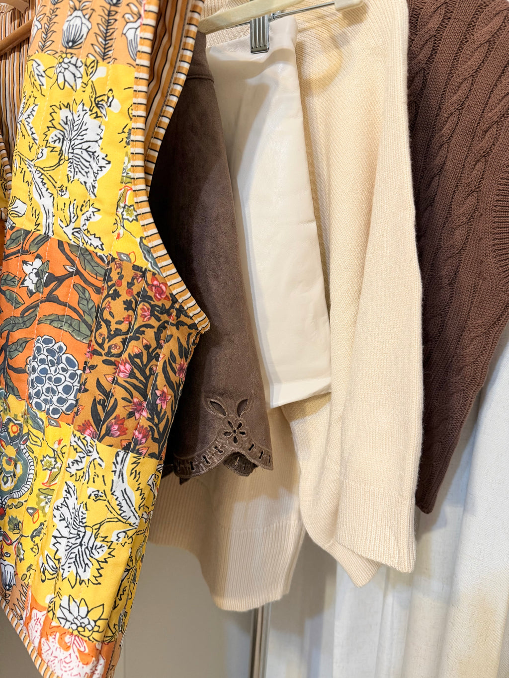 Multicolored Printed Vest