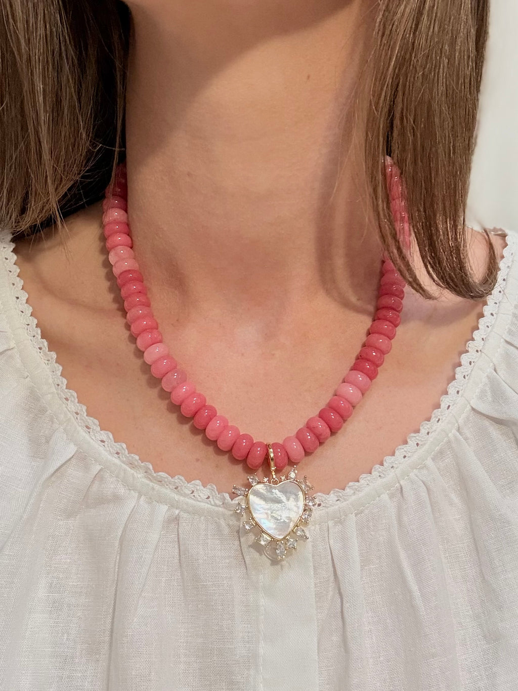 Pink Beaded Necklace