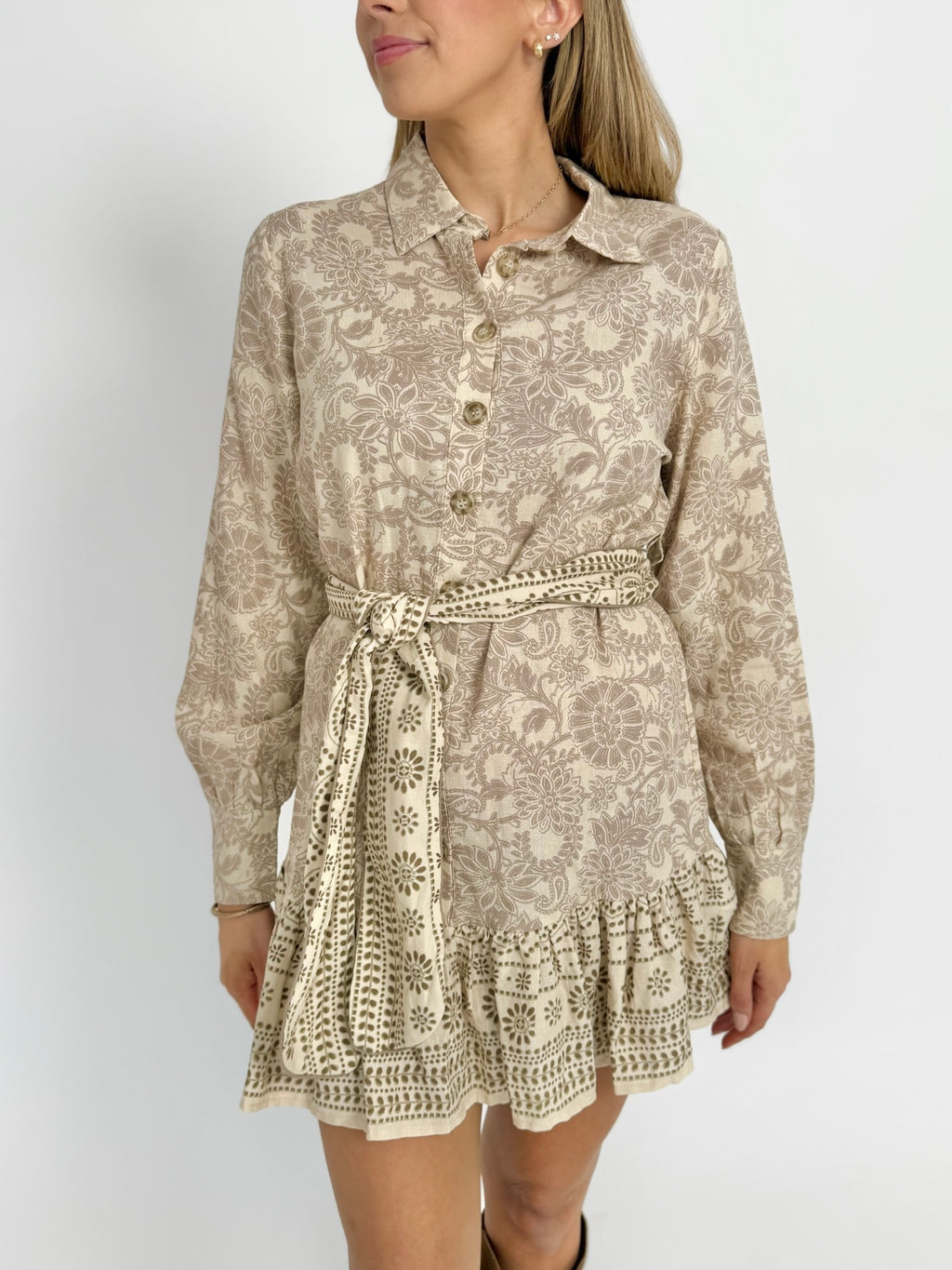 Carly Ruffled Mini Dress