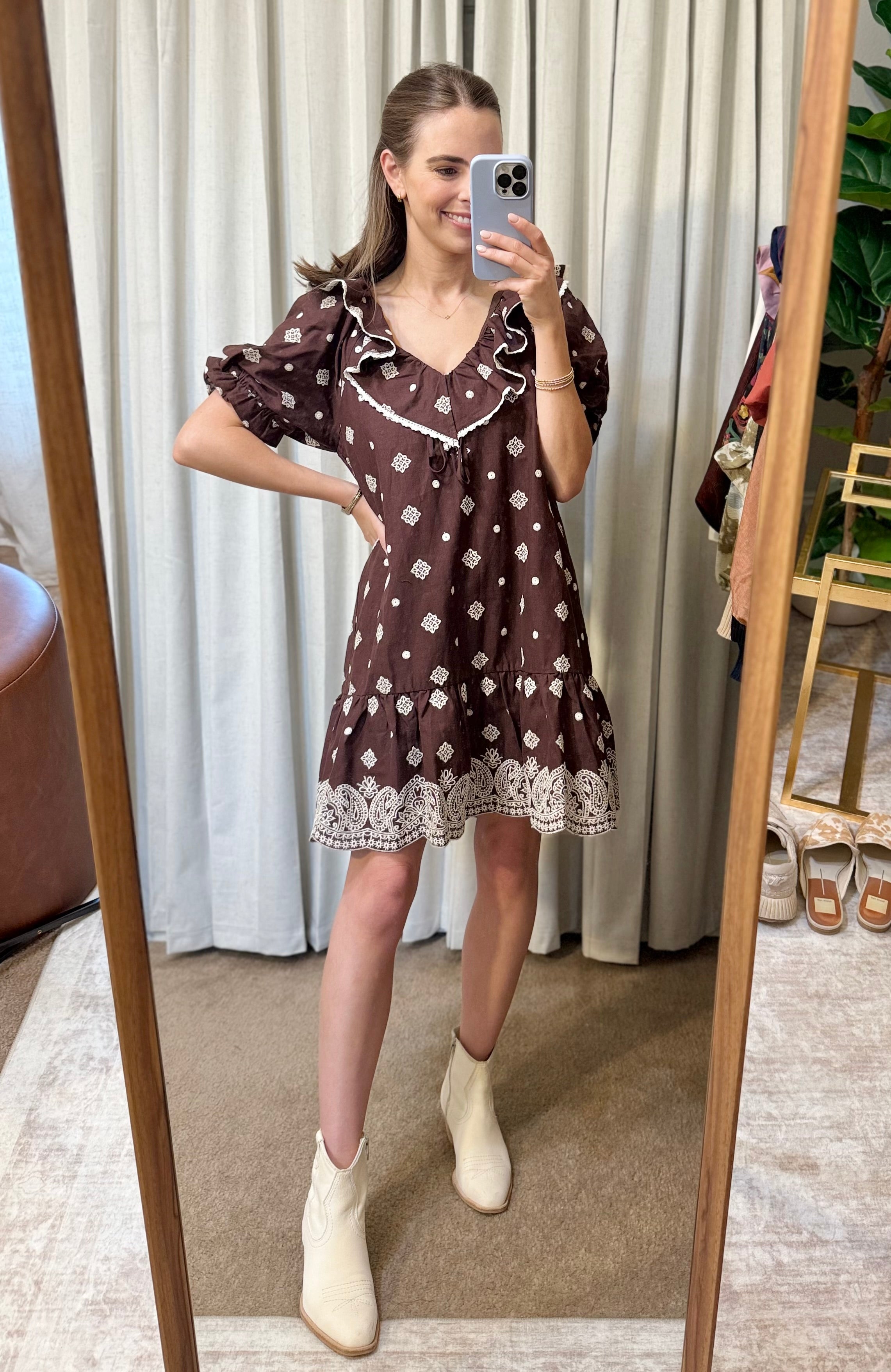 Bohemian Ruffle Dress