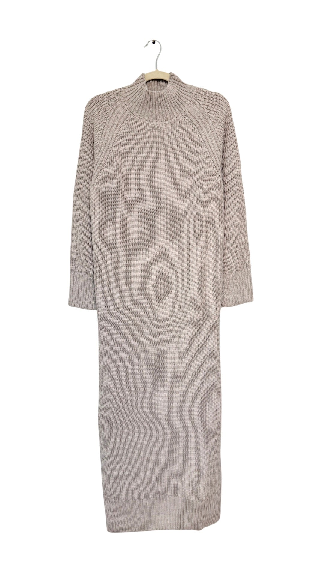 Taupe Turtleneck Maxi
