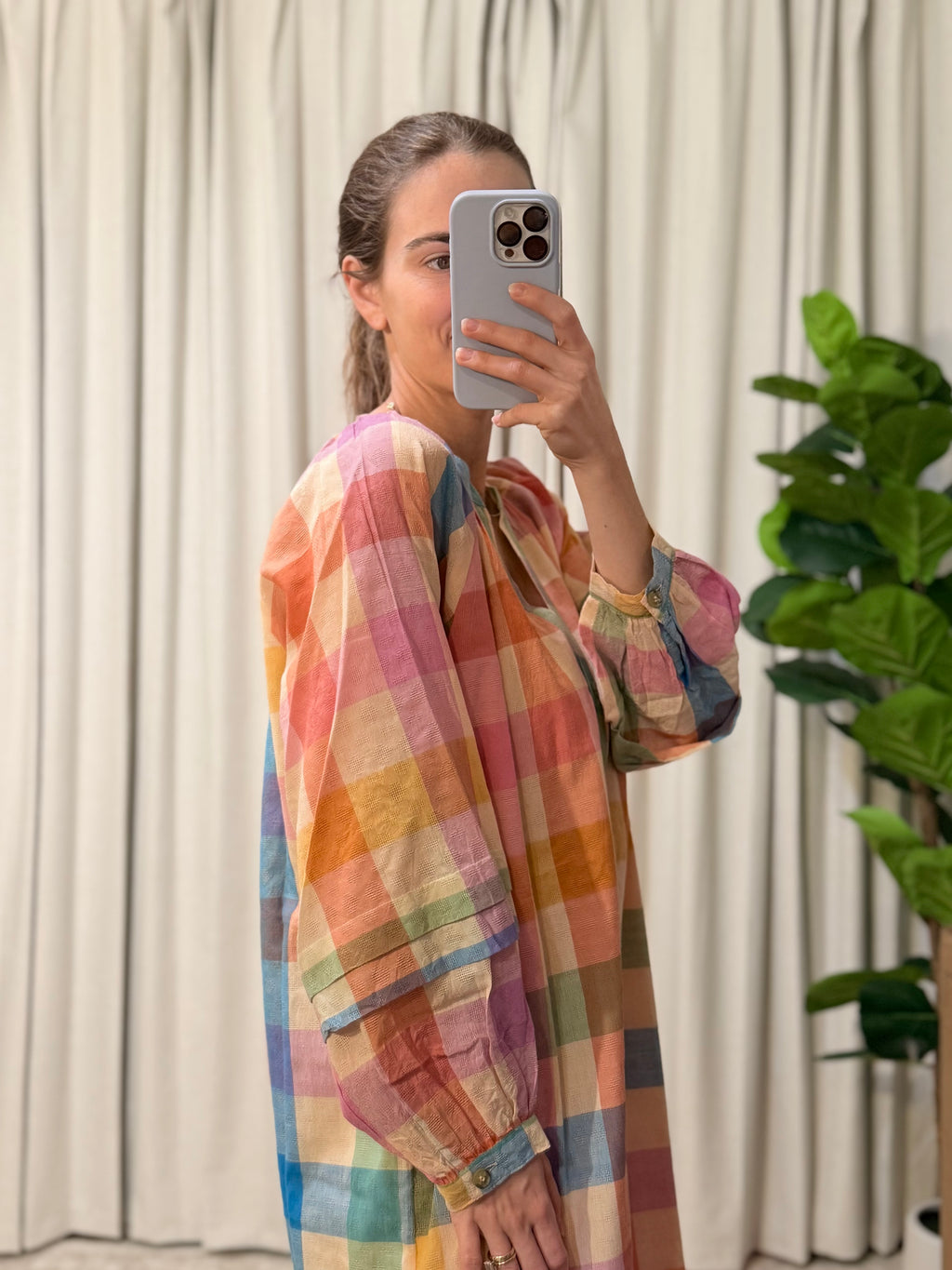 Cleo Plaid Dress