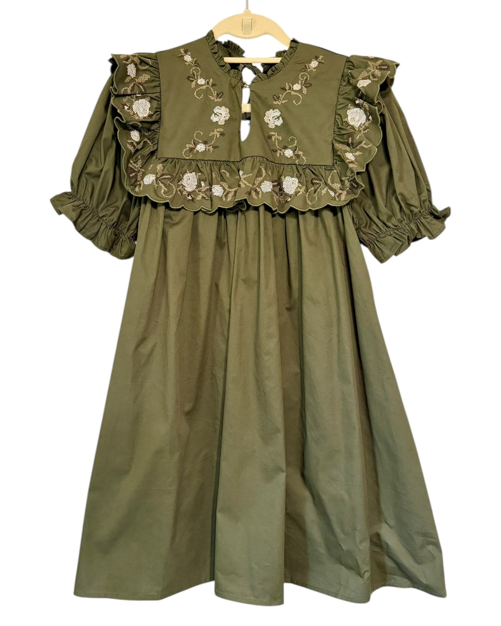 Sierra Olive Mini Dress