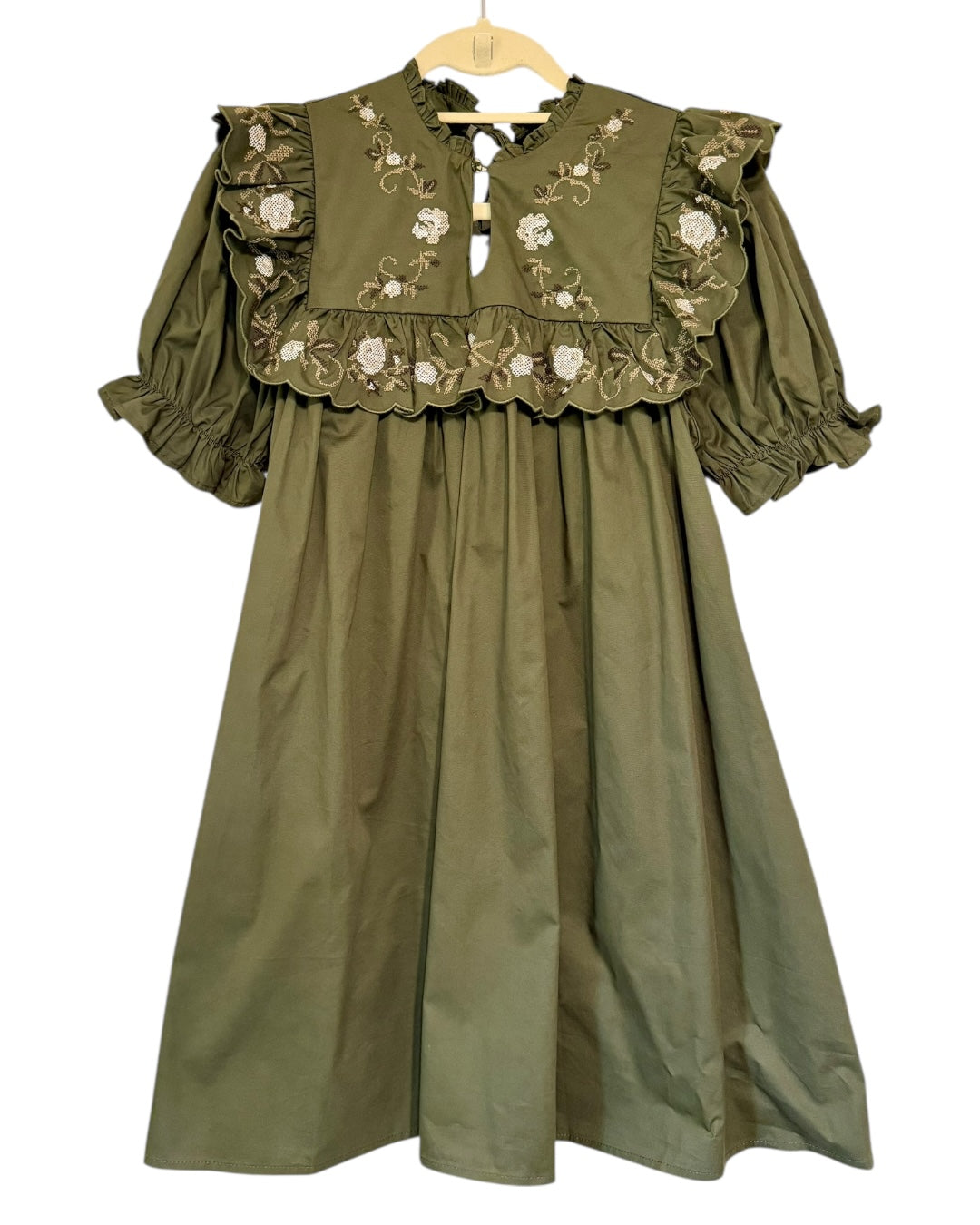 Sierra Olive Mini Dress