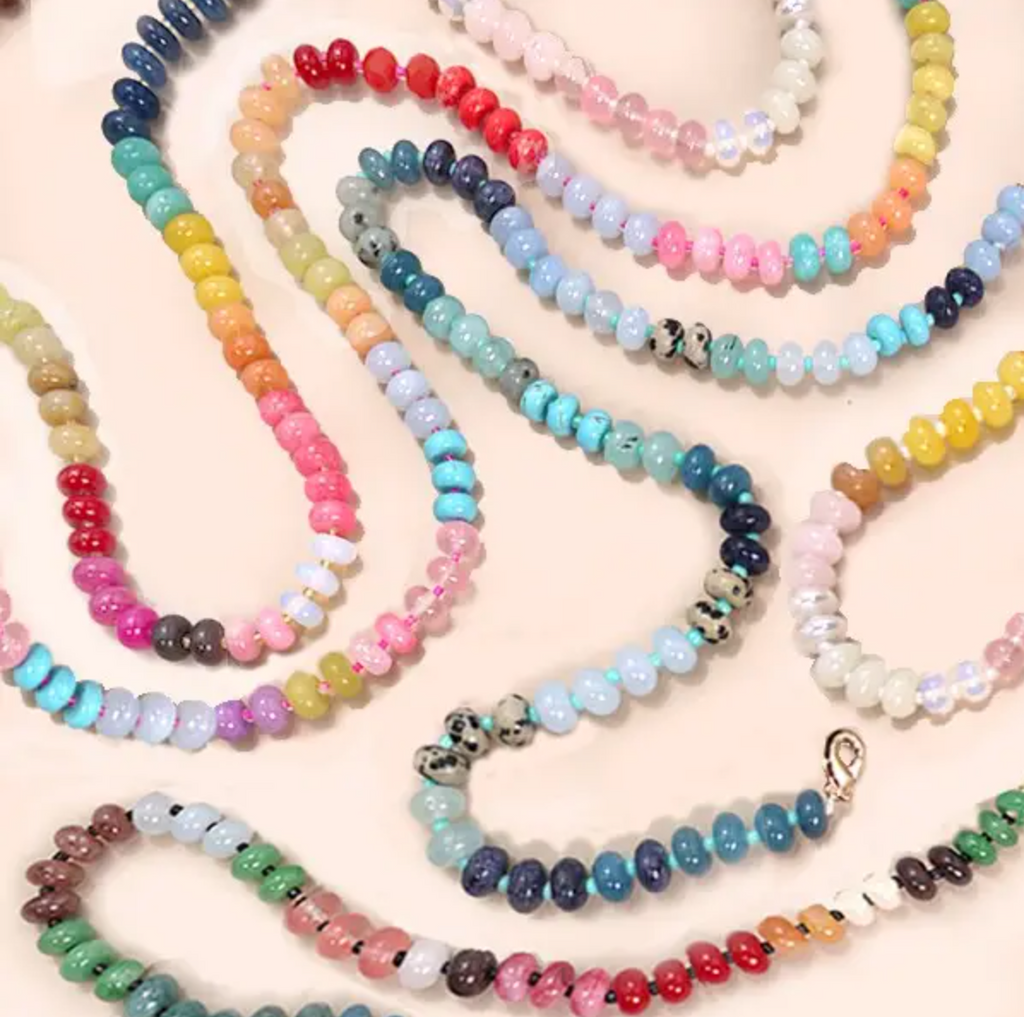 Semi Precious Bead Necklace
