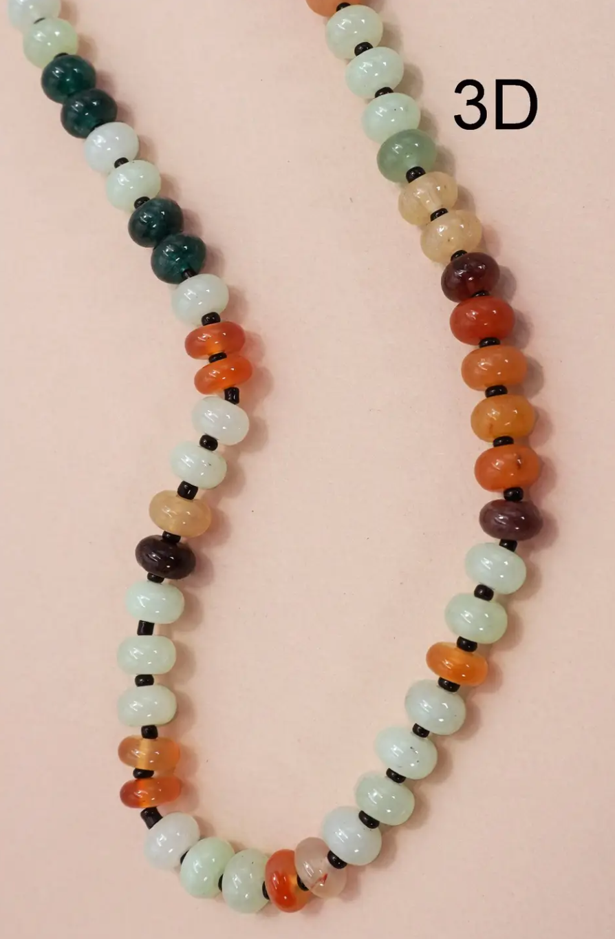 Semi Precious Bead Necklace