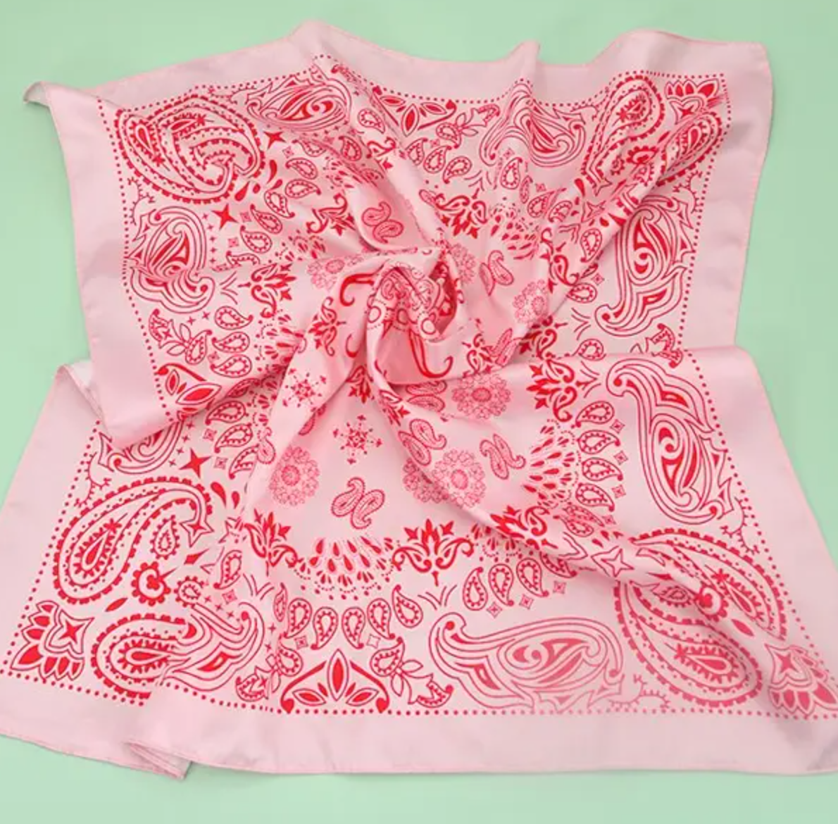 Paisley Pink Scarf