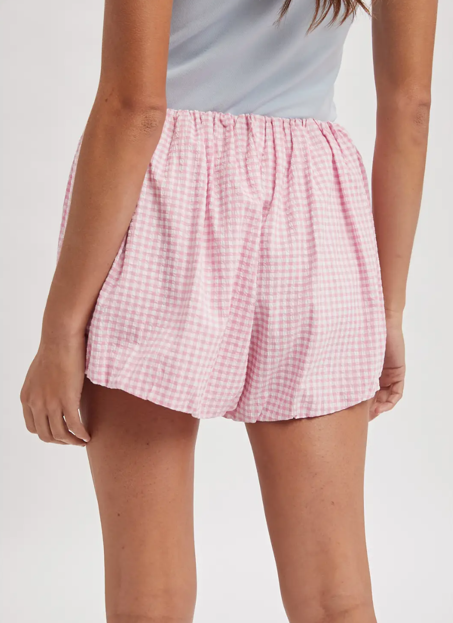 Gingham Short