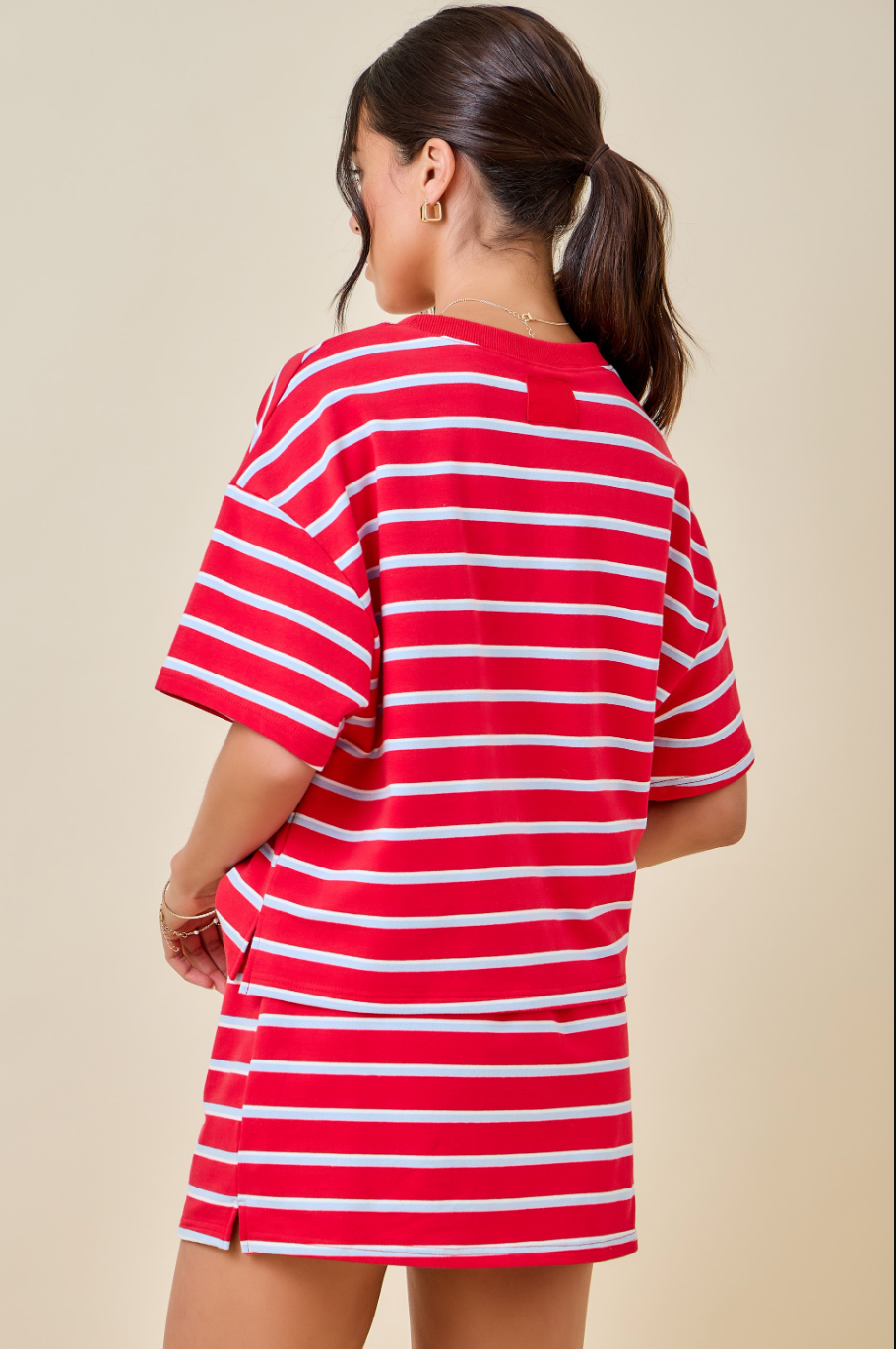 PREORDER* Striped Skort Set