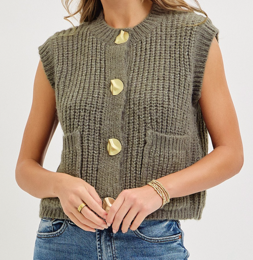 Knit Sweater Vest