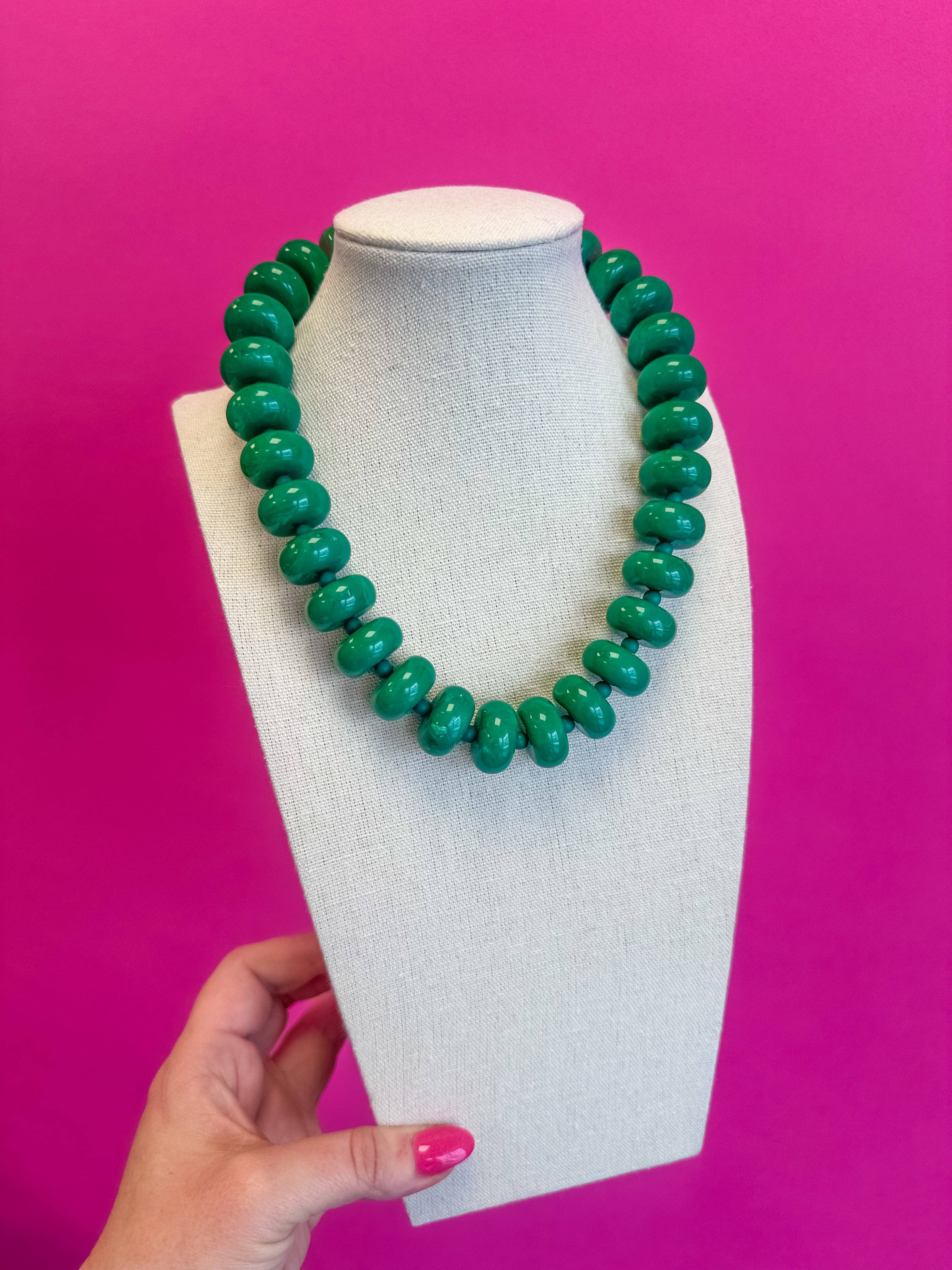Circle Bauble Ball Necklace