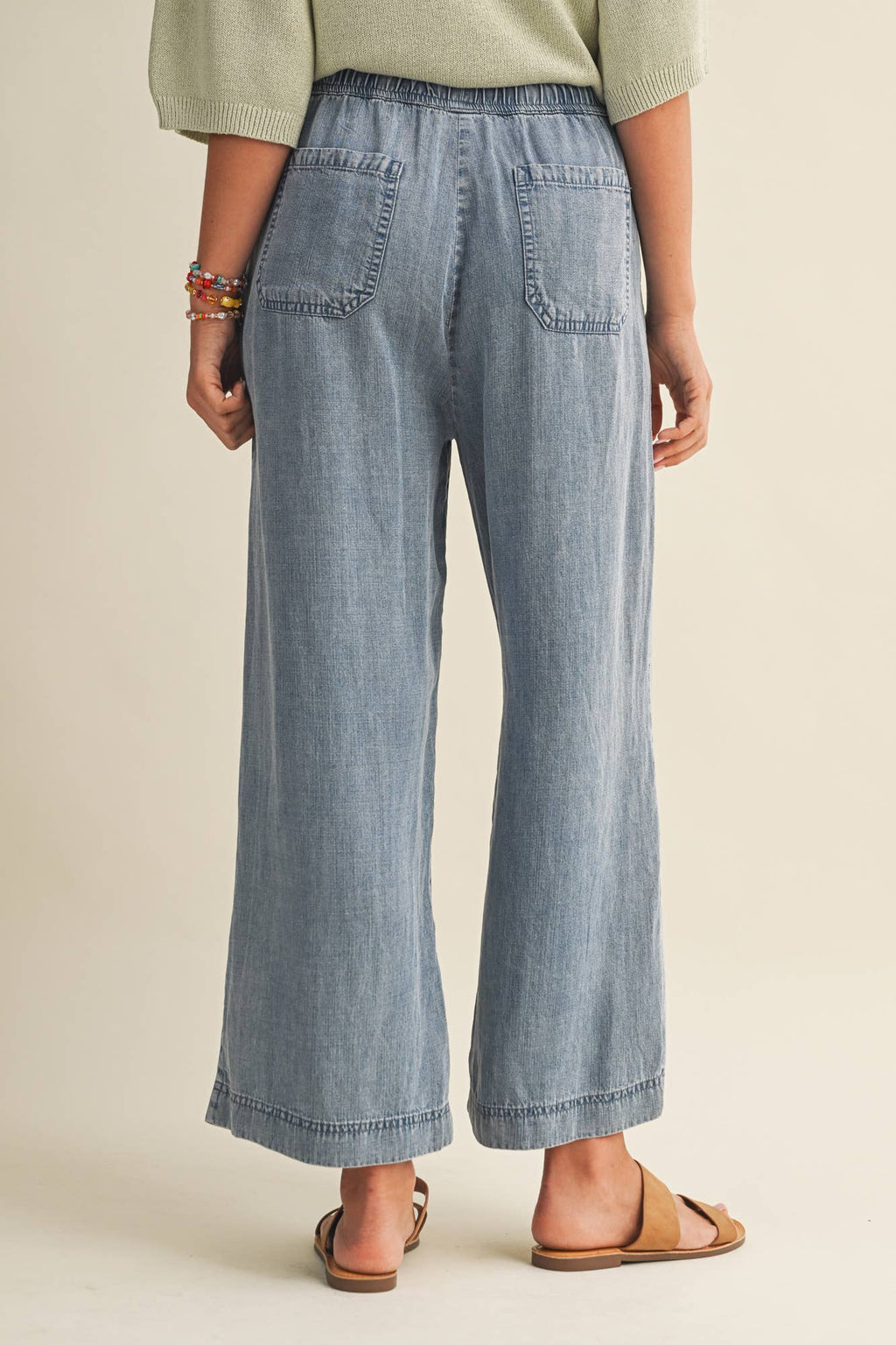 Drawstring Patch Pocket Pant
