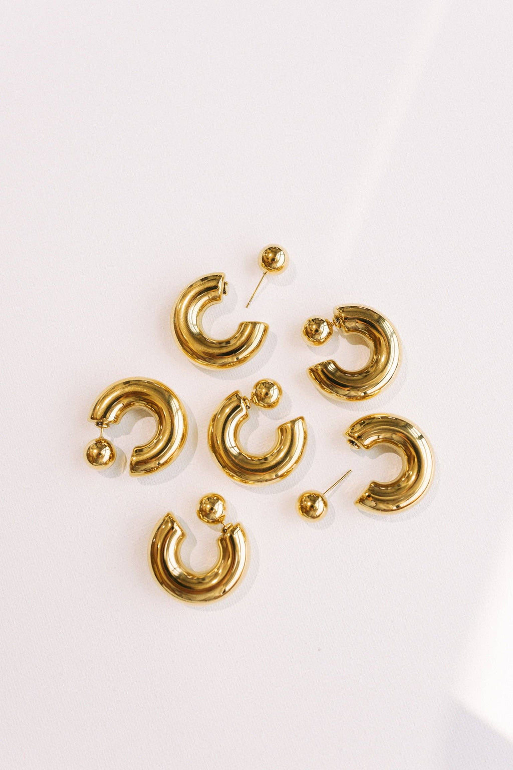Everson Reverse Hoop Earrings