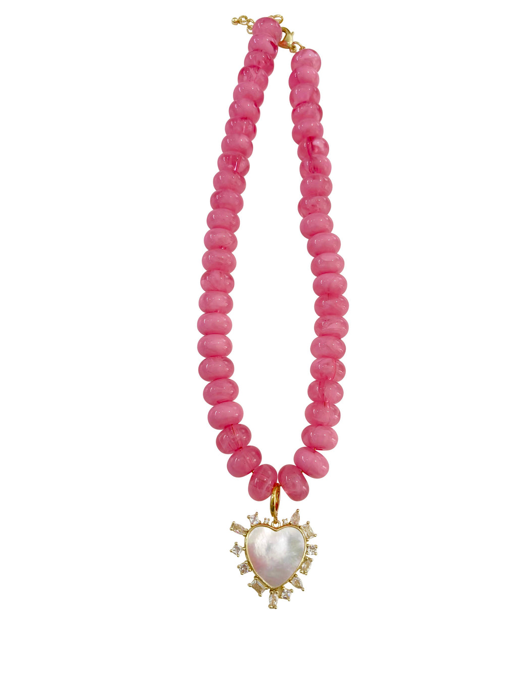 Pink Beaded Necklace