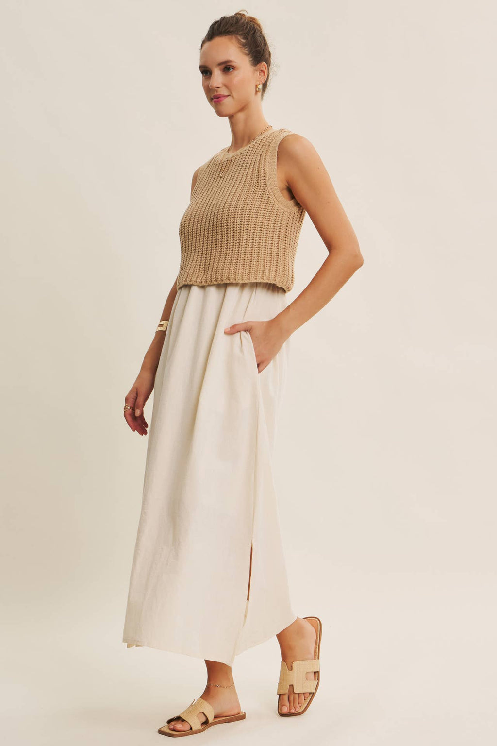 Twofer Midi Dress